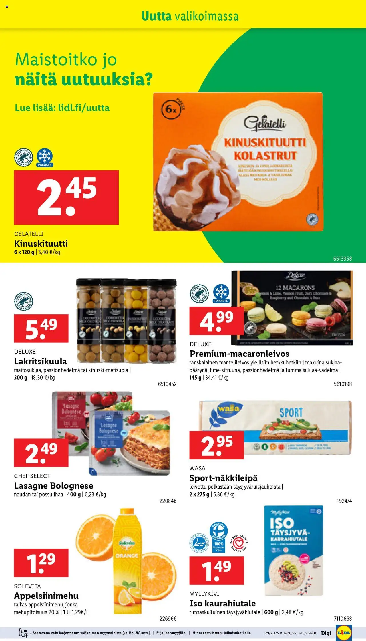 Lidl tarjoukset - sivu 17- voimassa alkaen 17/07/2025