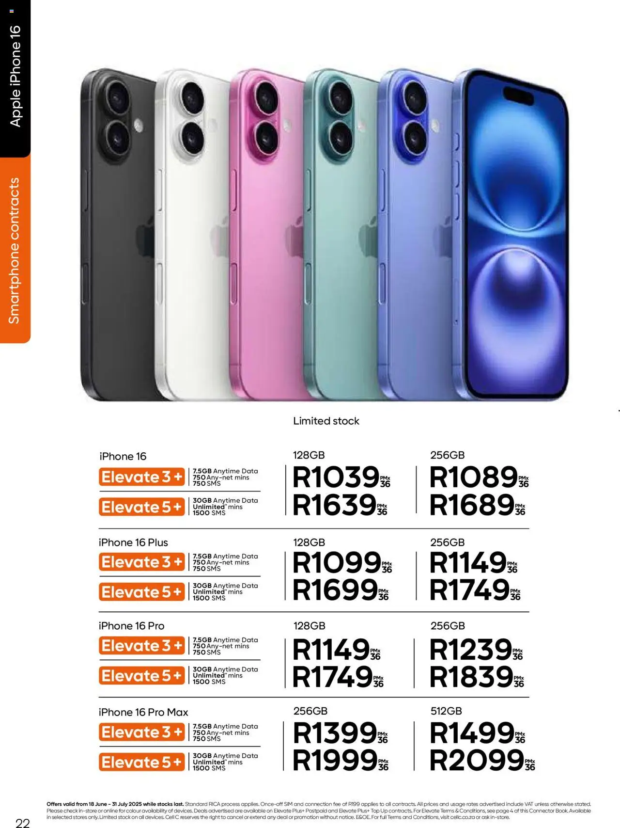 Cell C - Contract Deals - page 22- valid from 18/06/2025