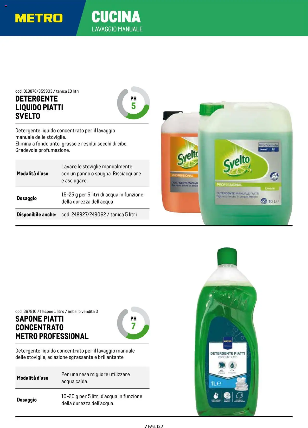 Metro Detergenza Professionale catalogo - pagina 12 - valido dal 11/09/2025