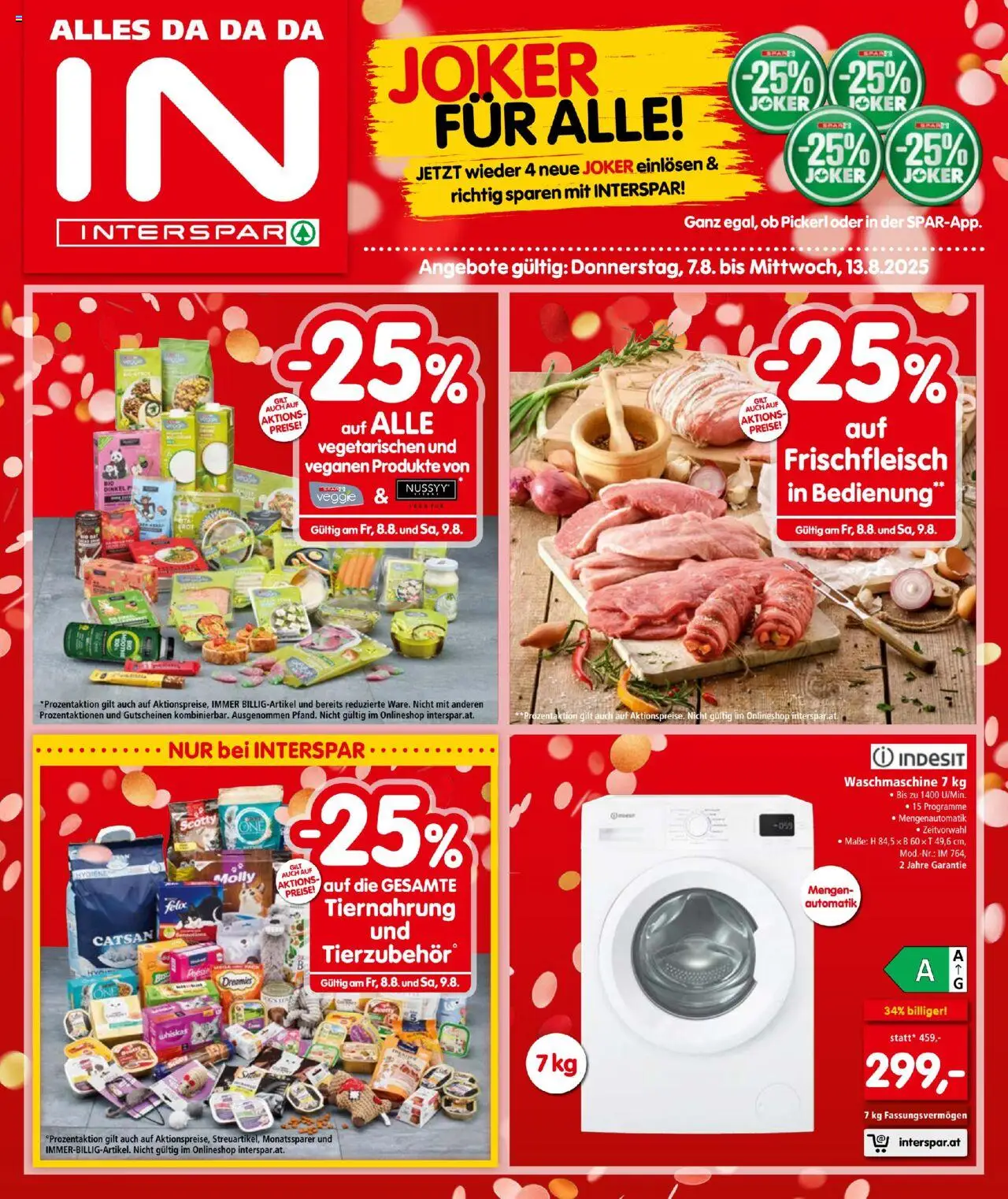 Interspar Flugblatt - Seite 1- gültig ab 07.08.2025