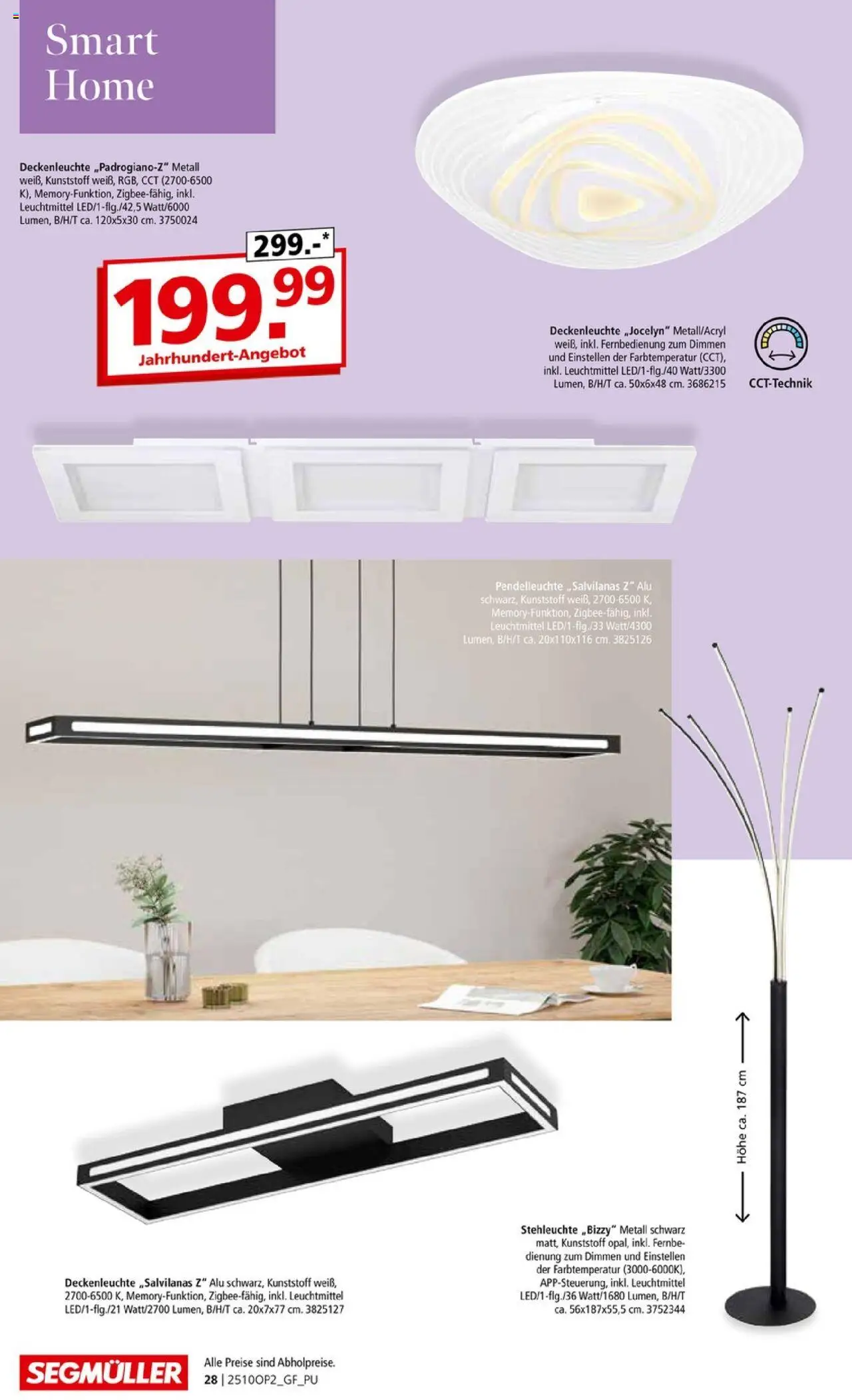 Segmüller Leuchten Spezial - Seite 28 - gültig ab 29.09.2025
