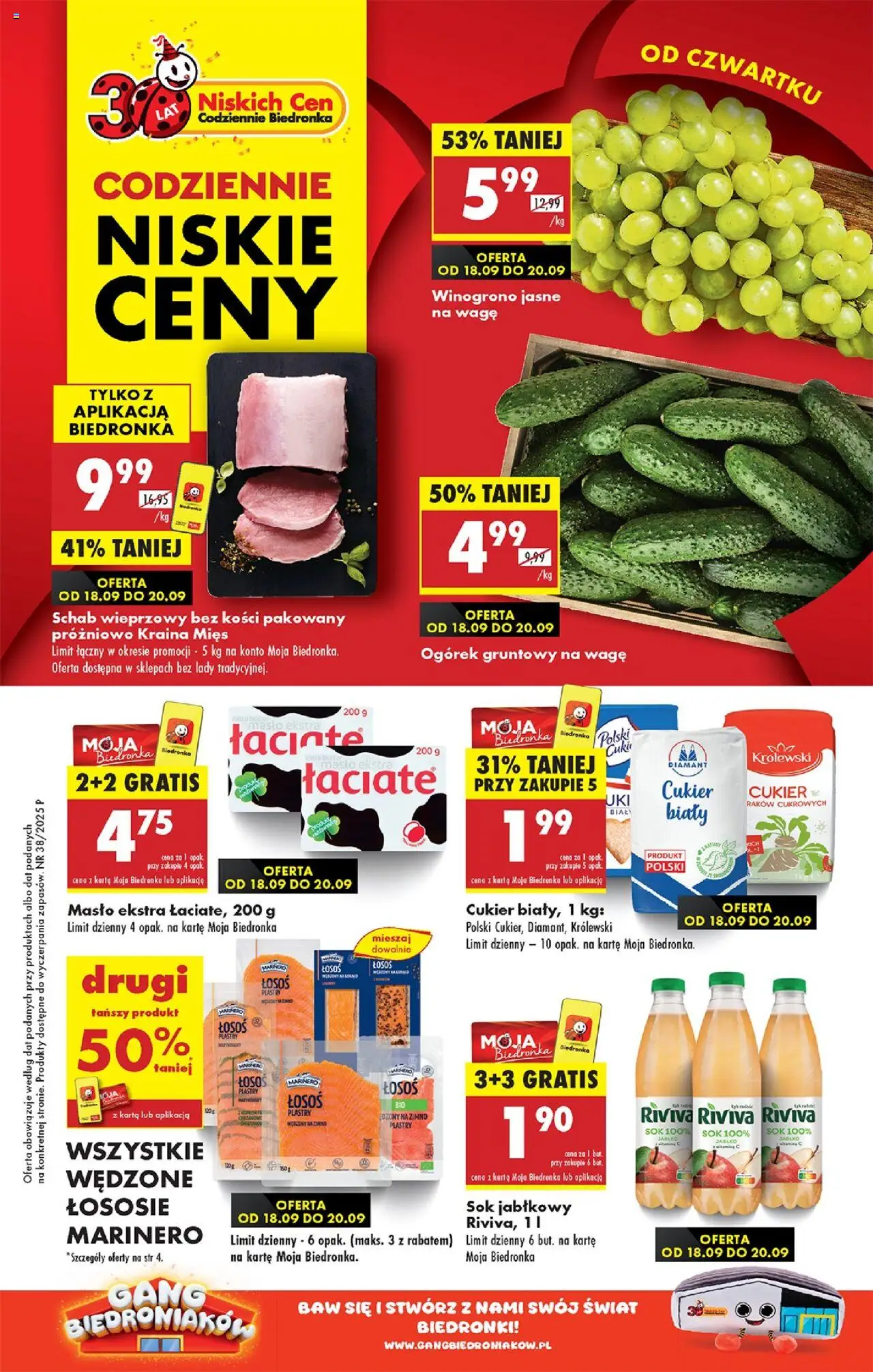 Biedronka gazetka - Oferta w tym tygodniu - strona 1- ważny od 18.09.2025
