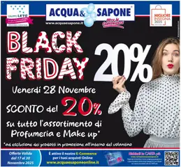 Anteprima Acqua e Sapone - Black Friday valida dal 17/11/2025