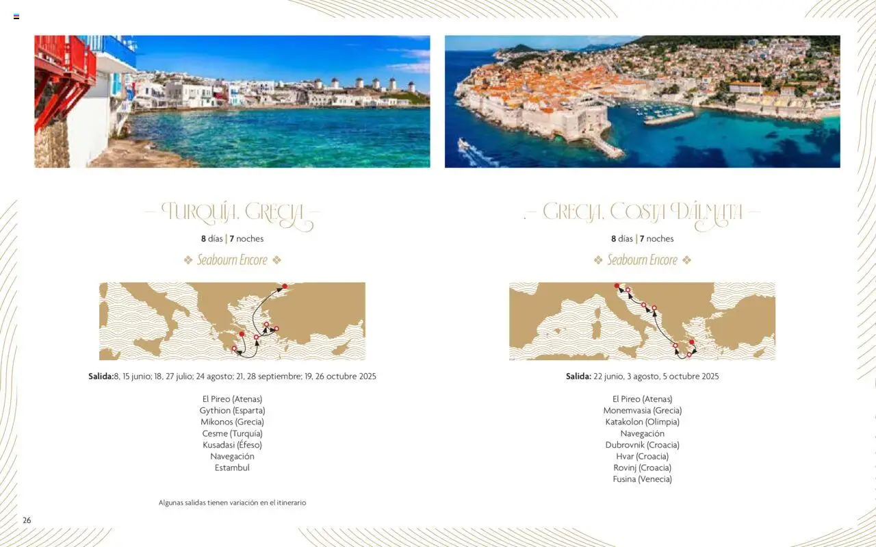 Viajes El Corte Inglés Cruceros de lujo - Página de 27 - Válido desde 01/01/2025
