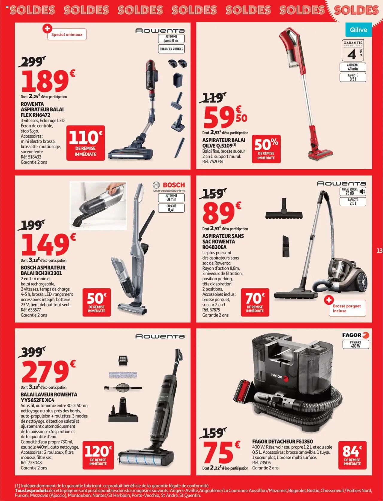 Auchan - SOLDES CORSE : jusqu'à -70% ! - page 13 - valable à partir du 09/07/2025