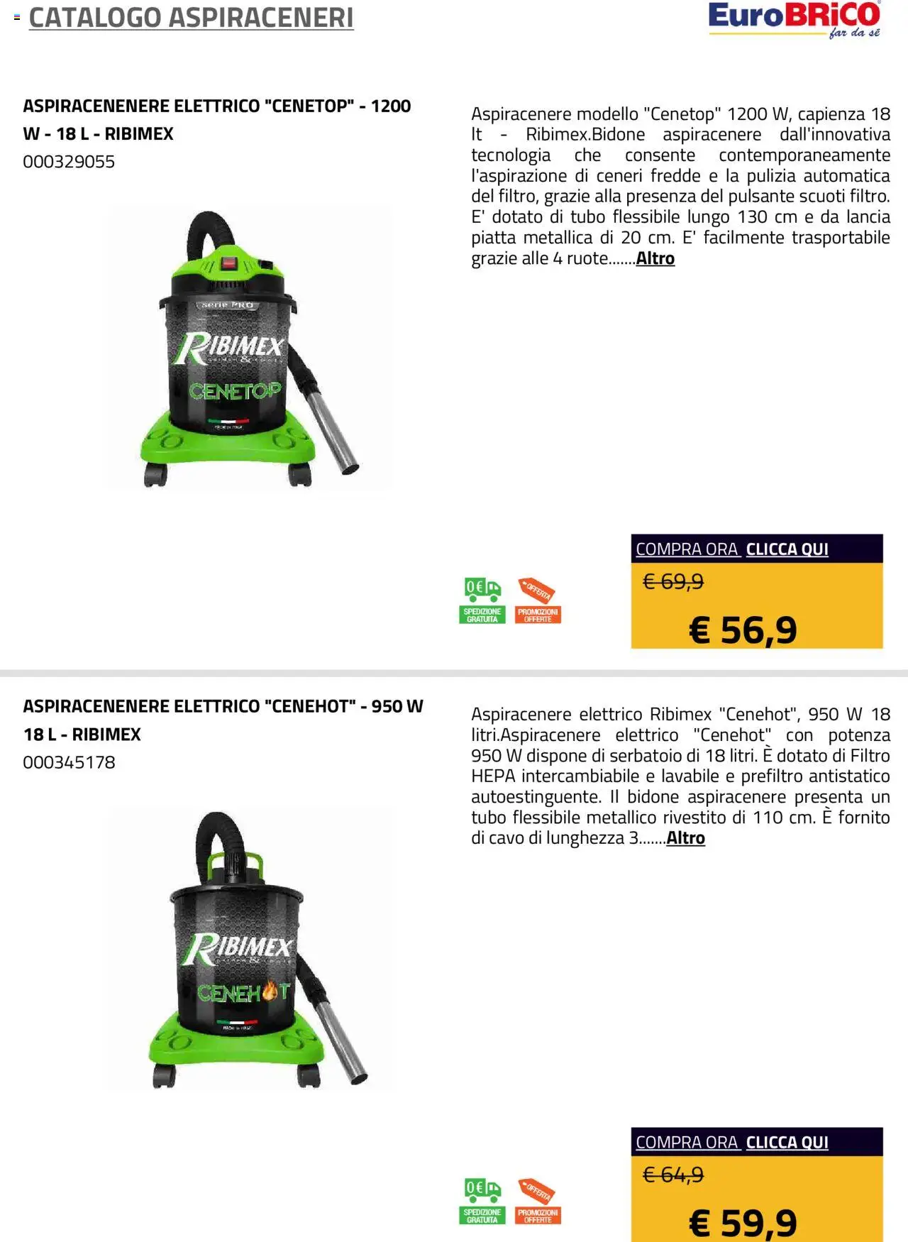 Eurobrico Aspiraceneri catalogo - pagina 11 - valido dal 23/07/2025