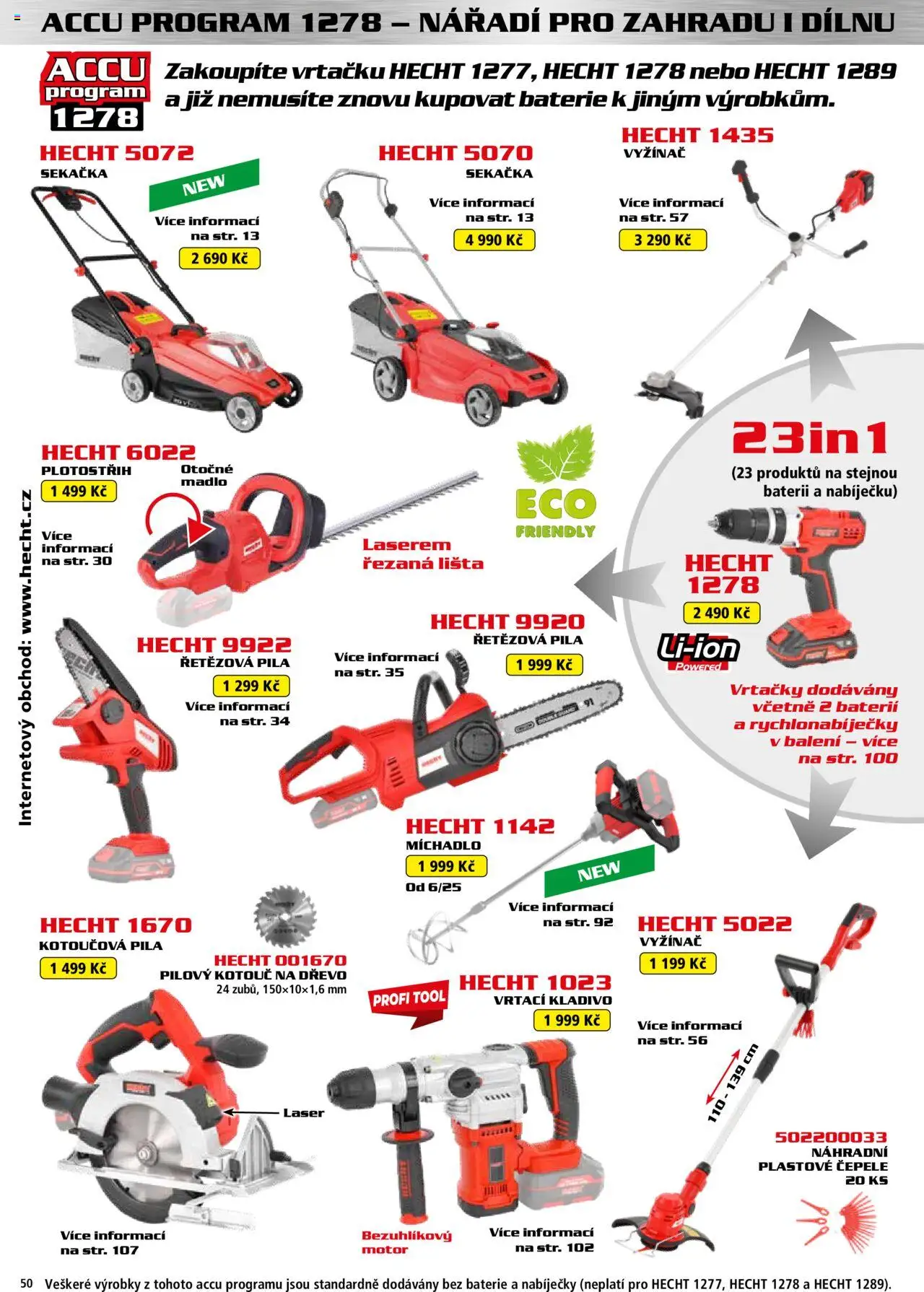 Hecht katalog - Jaro-léto 2025 - strana 50- platný od 22.04.2025
