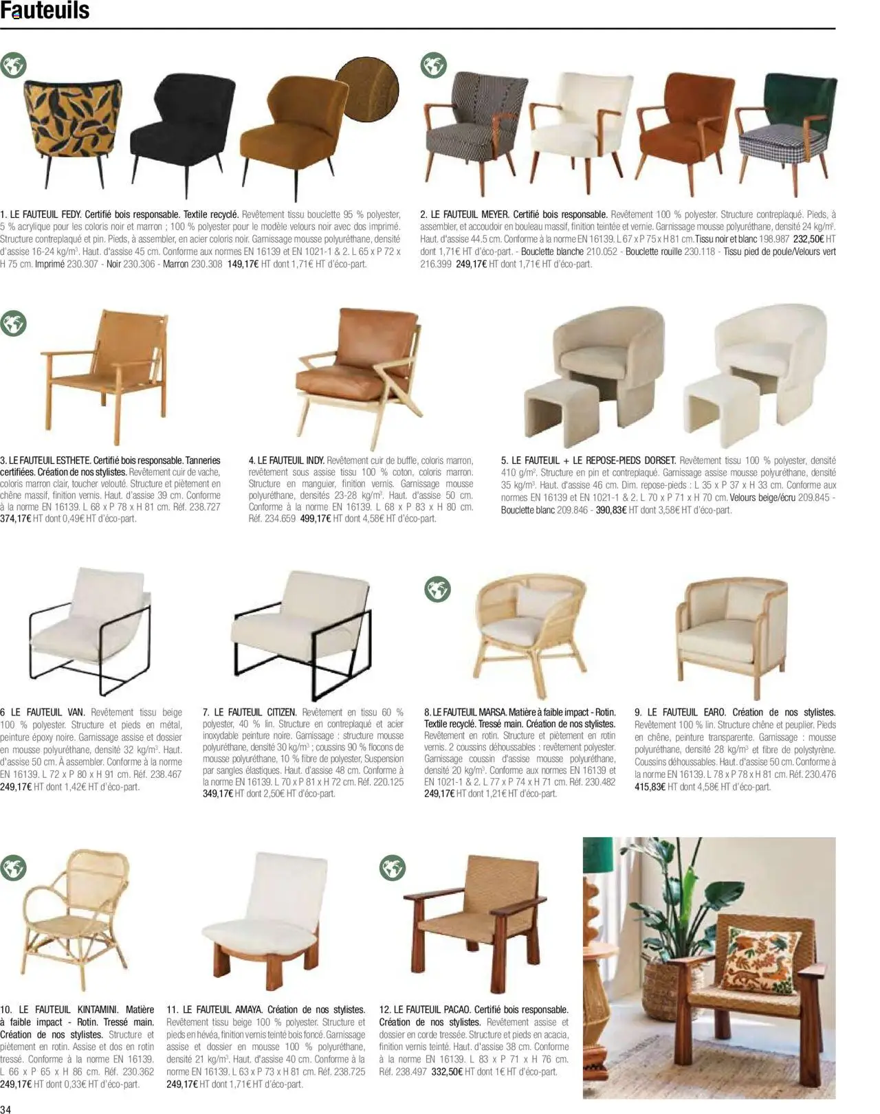 Maisons du Monde Business - page 34 - valable à partir du 01/01/2024