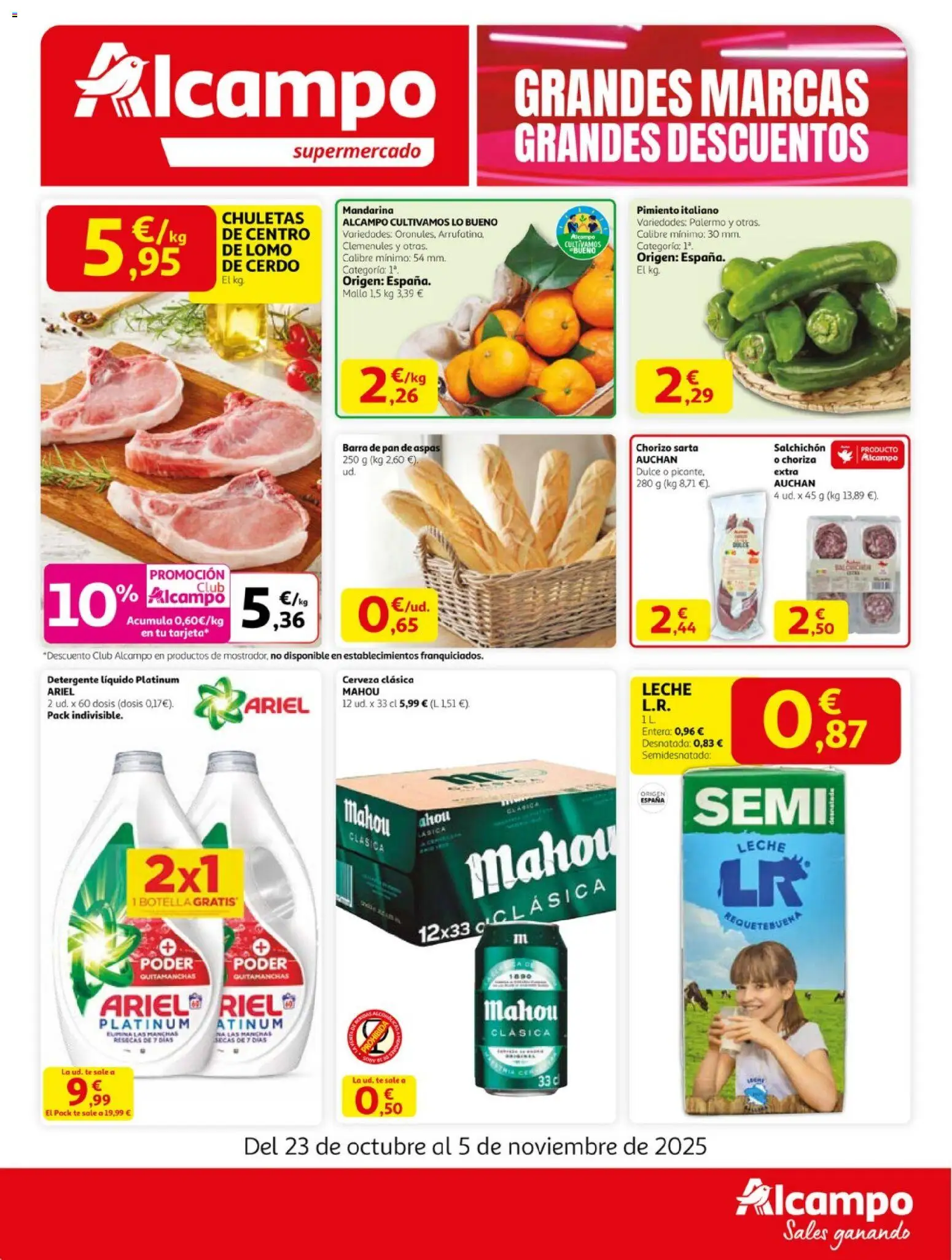Alcampo - Maxi  - Página de 1 - Válido desde 23/10/2025