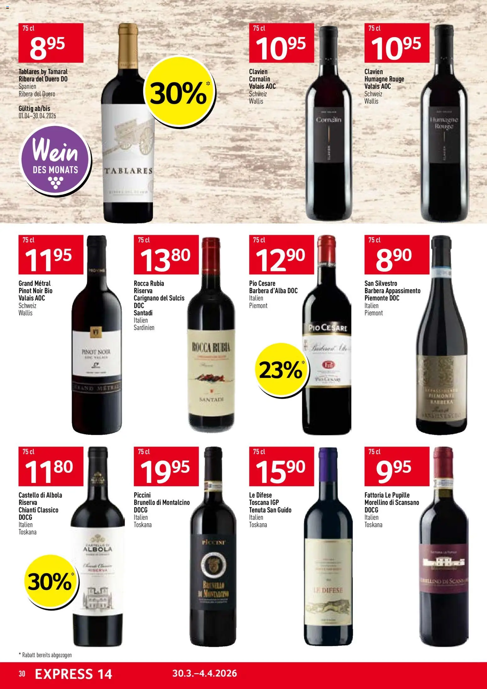 Prodega aktionen - page 30- valid from 30.03.2026