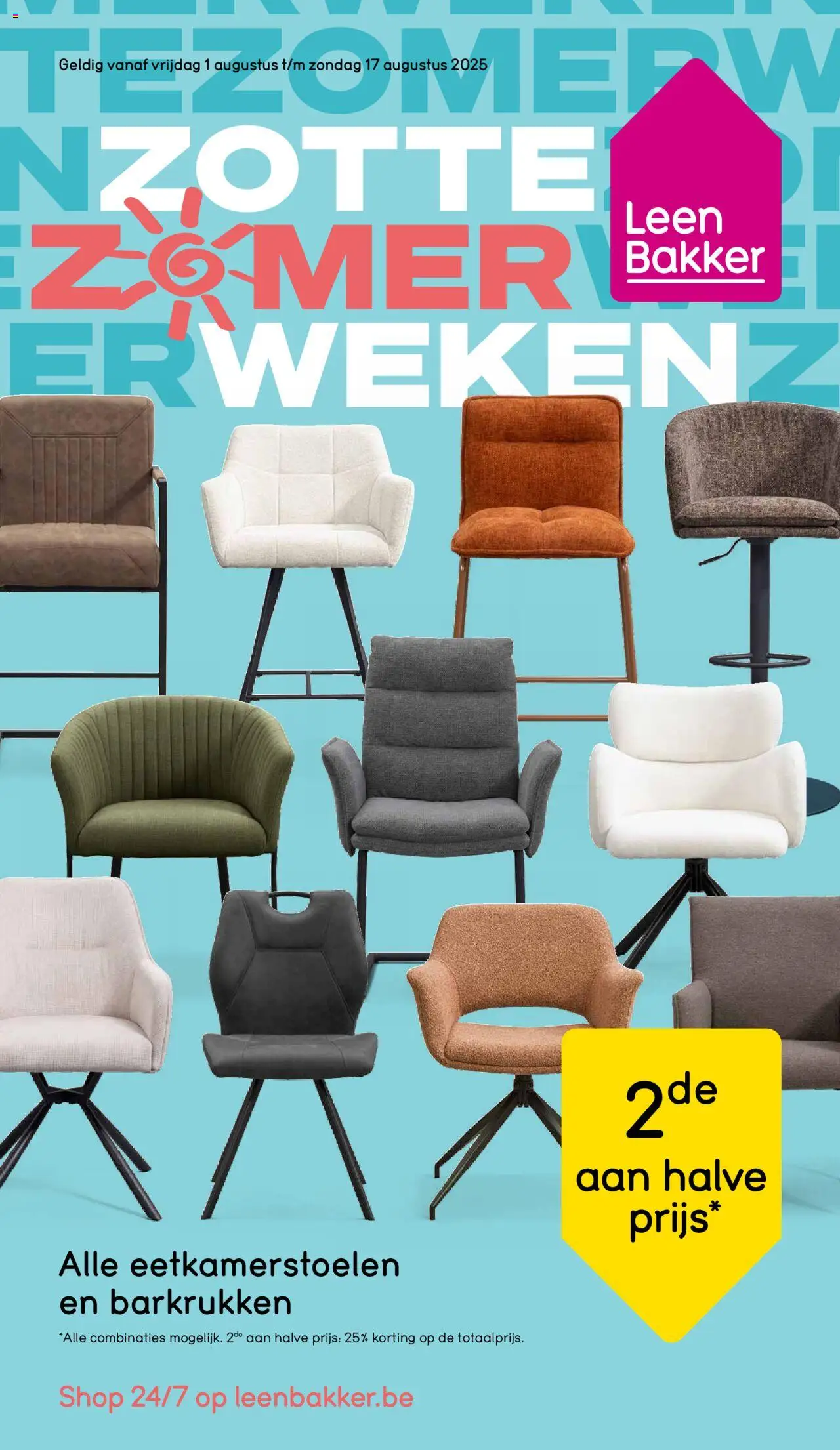 Leen Bakker - Folder - pagina 1- geldig vanaf 01/08/2025