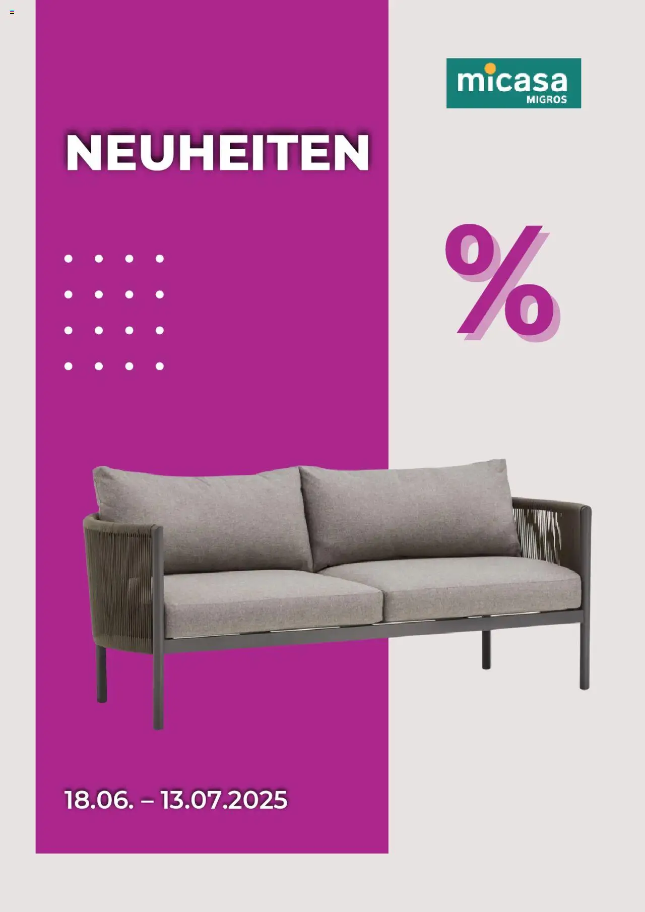 micasa Aktionen - Seite 1- gültig ab 18.06.2025