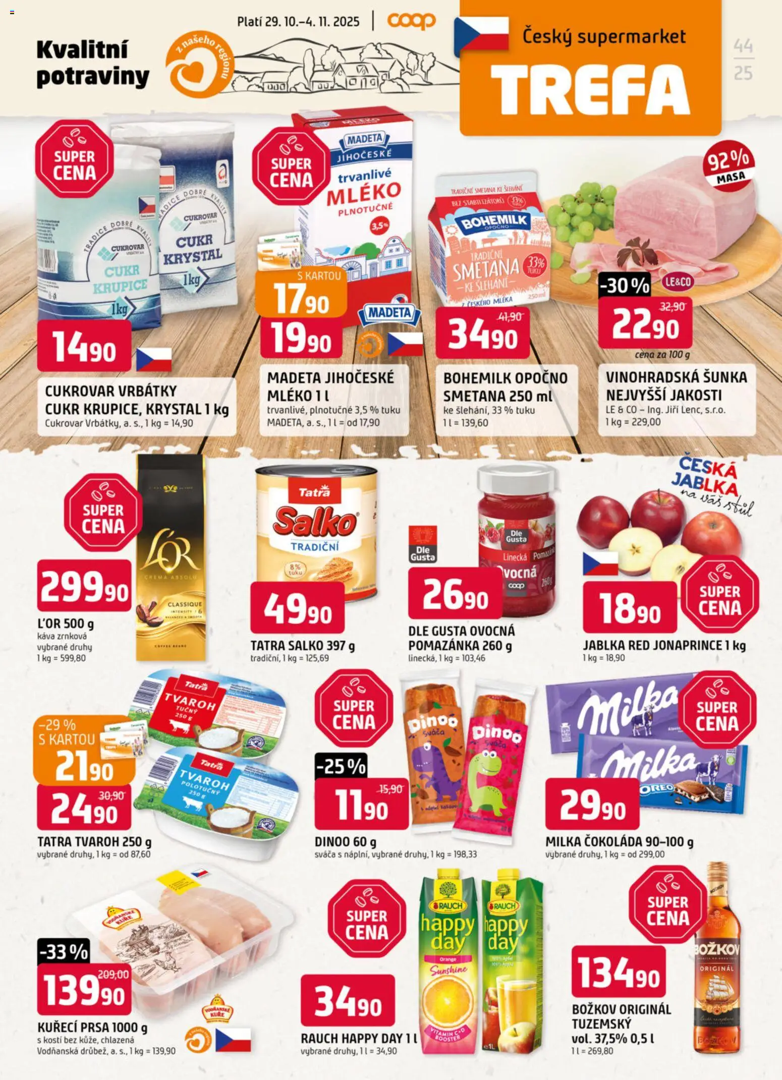 Trefa leták - strana 1- platný od 29.10.2025