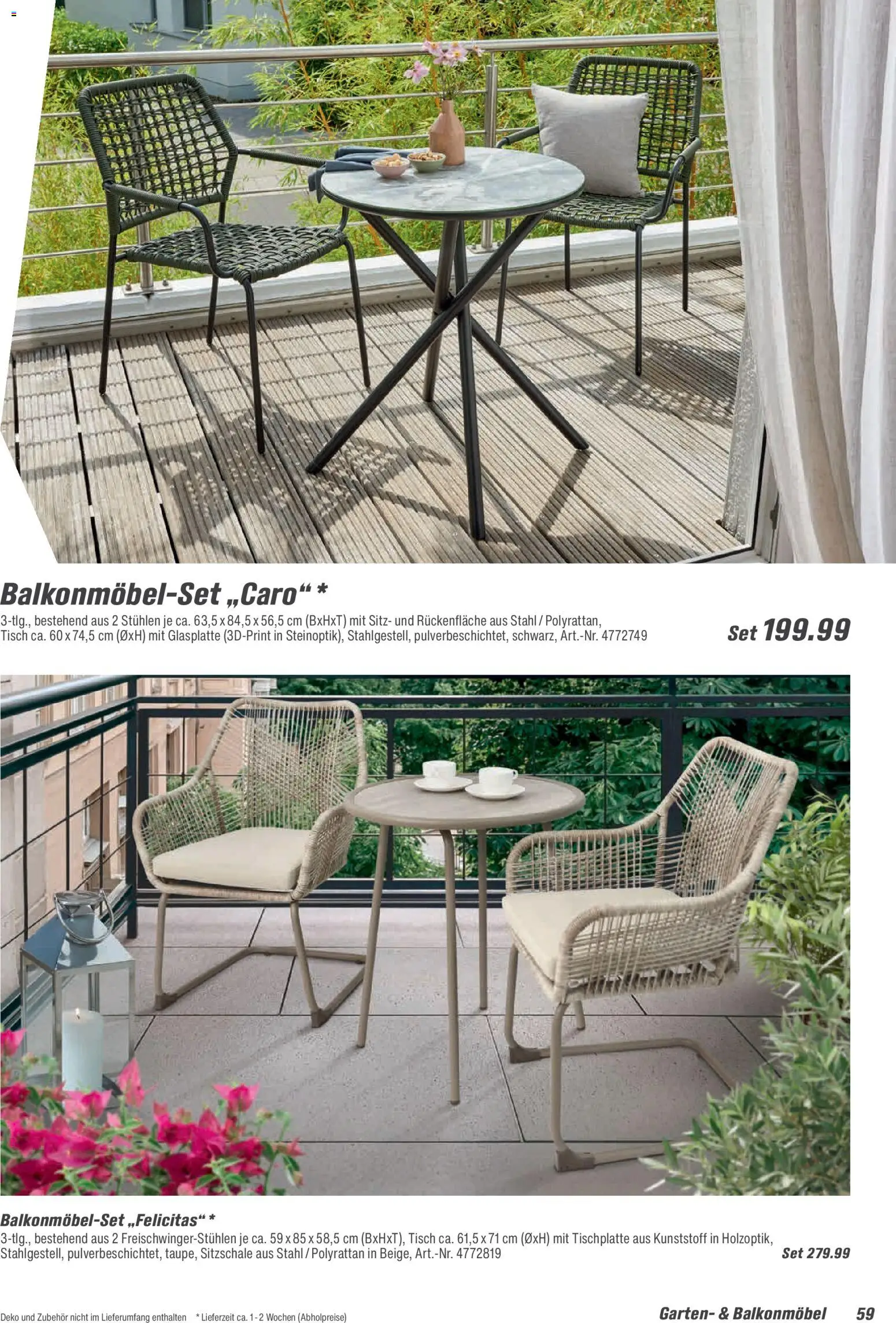 Toom Baumarkt  Gartenmöbel & Solar-Leuchten 2026 - Seite 59 - gültig ab 01.01.2026