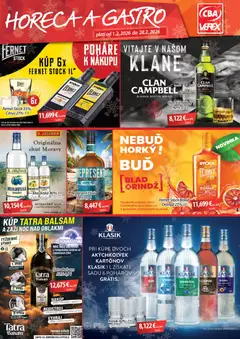 CBA Verex leták platný od 01.02.2026