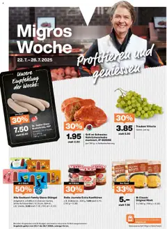 Vorschau Migros Aktionen gültig ab 22.07.2025