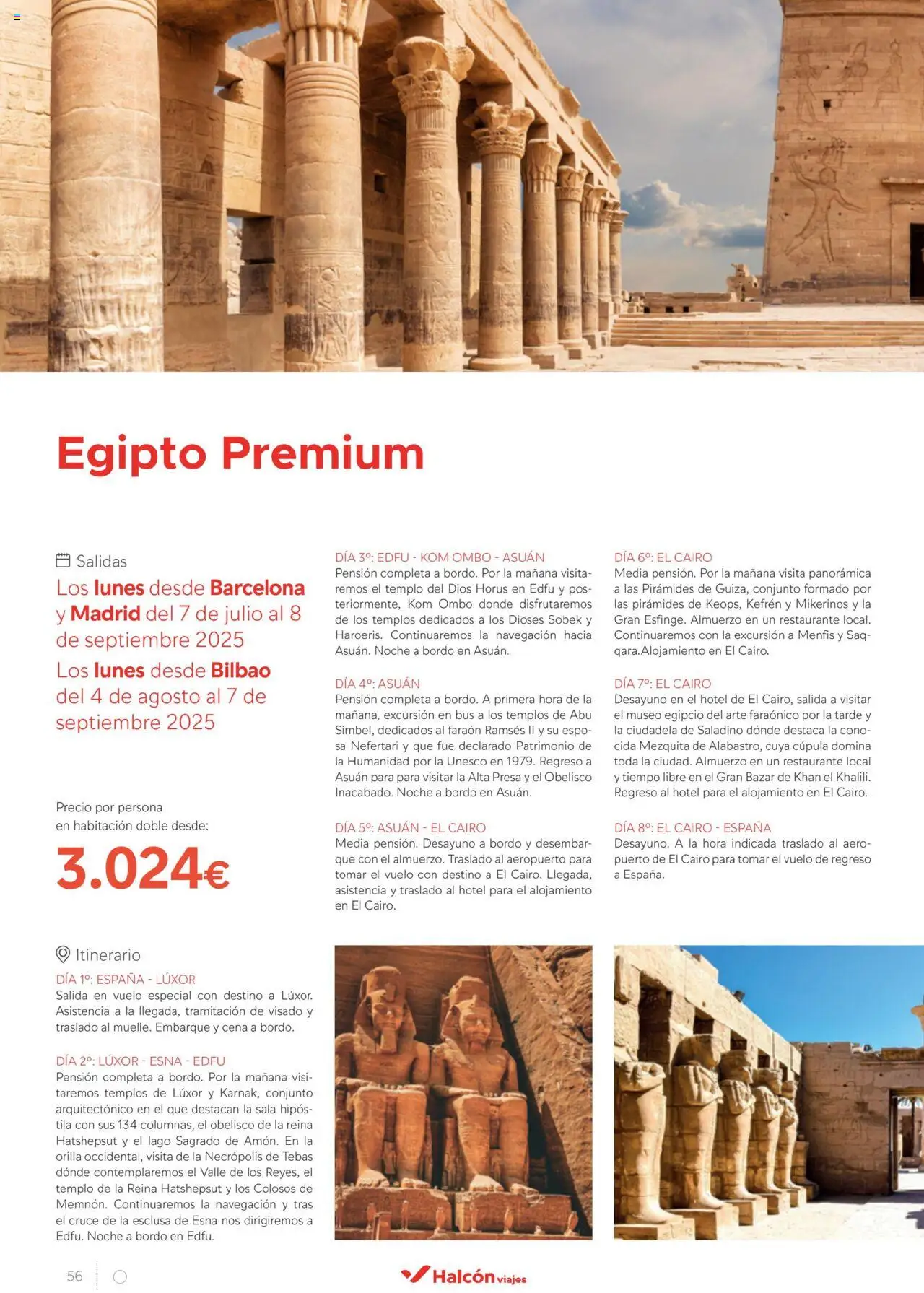 Halcón Viajes Egipto - Página de 56 - Válido desde 01/07/2025