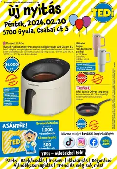 Előnézet TEDi Akciós újság érvényes 2026.02.20.-tól