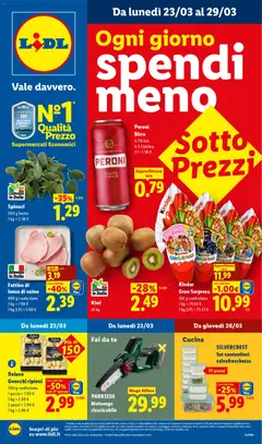 Anteprima Lidl volantino valida dal 23/03/2026