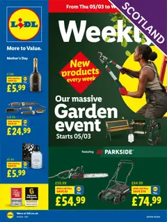 Lidl - Lidl Weekly Scotland valid from 05/03/2026