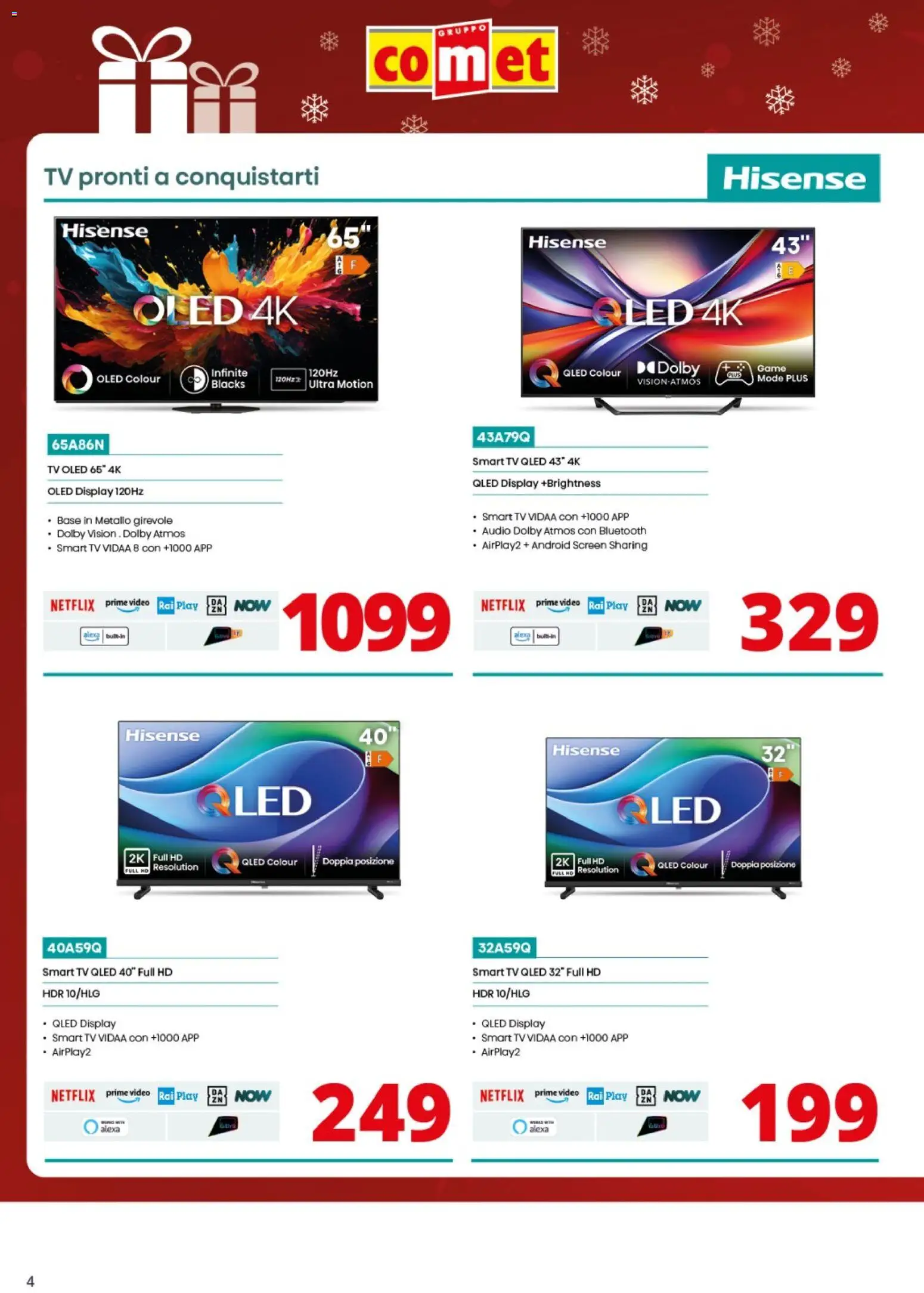 Comet Hisense catalogo - pagina 4 - valido dal 20/10/2025