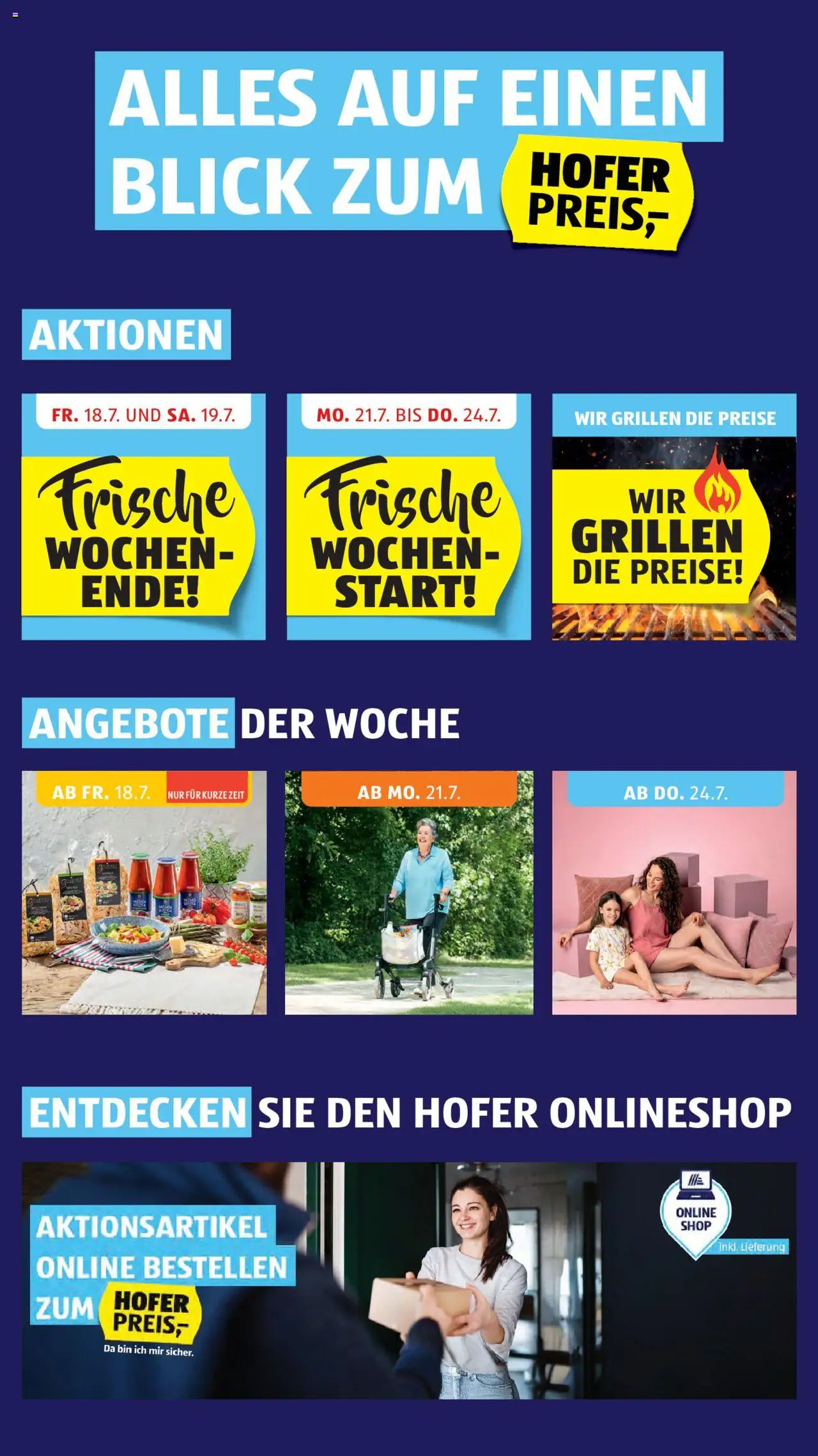 Hofer Flugblatt - Seite 2- gültig ab 18.07.2025
