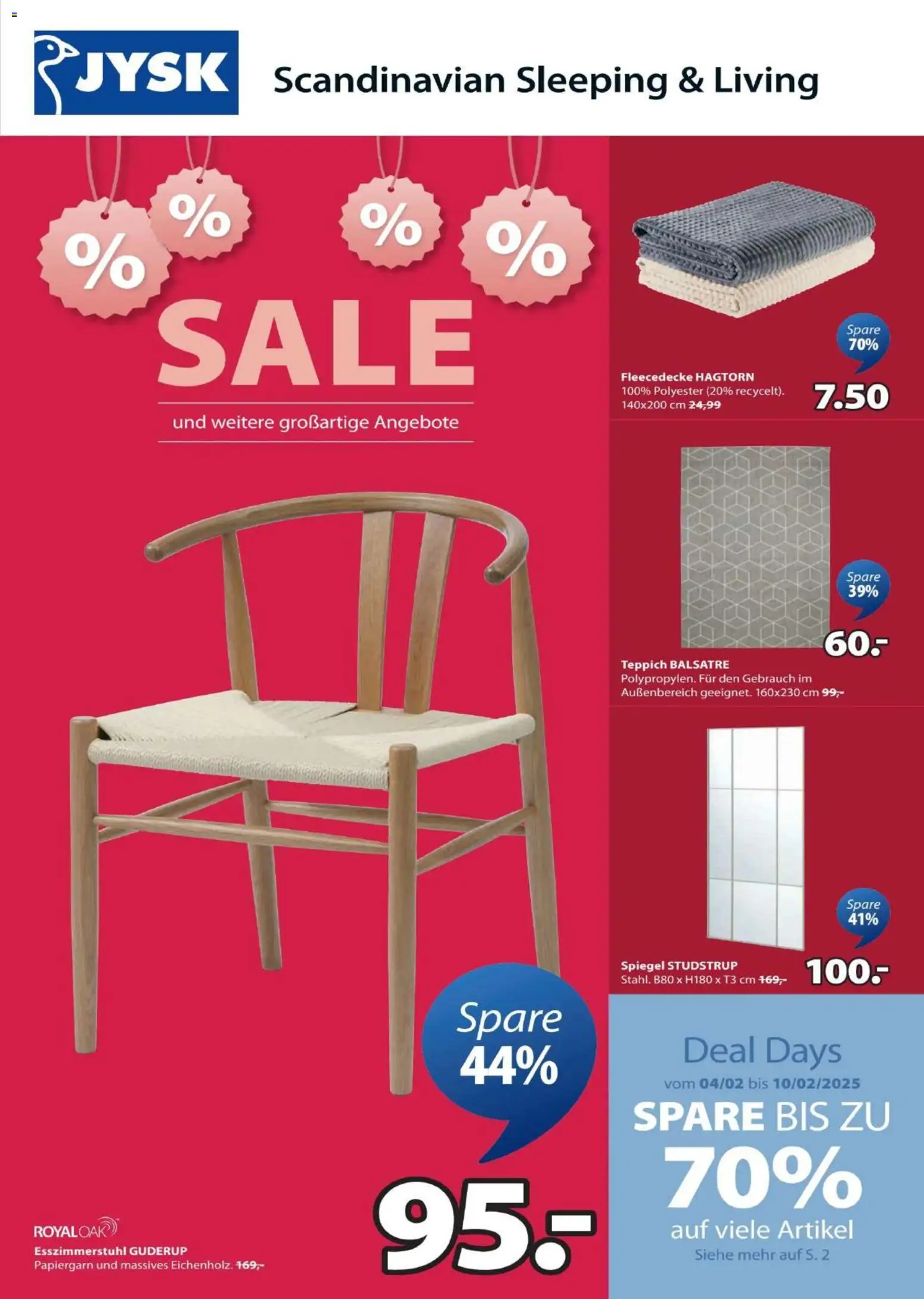 JYSK Angebote - Seite 1- gültig ab 02.02.2026