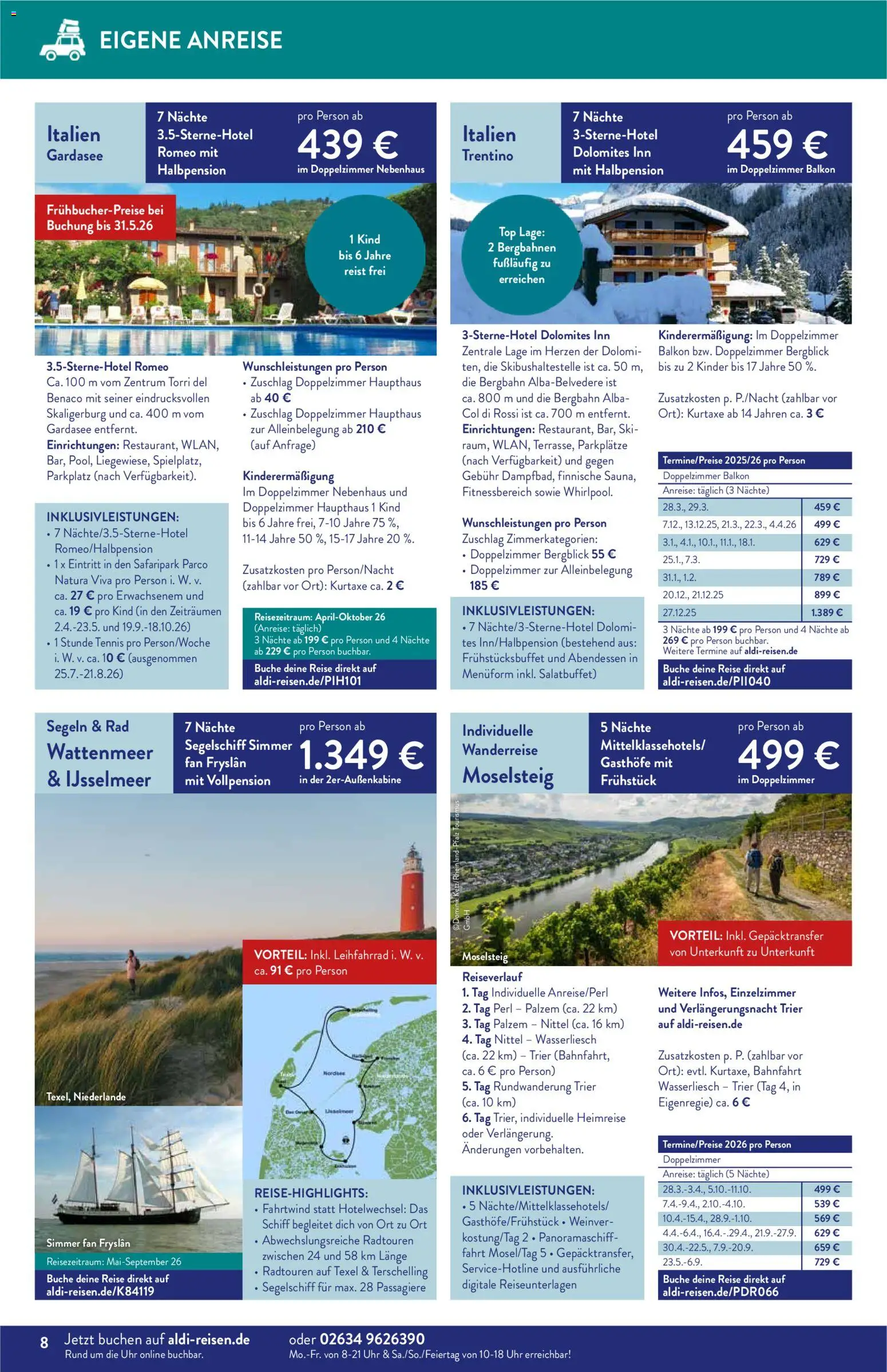 Aldi Reisen  Reisemagazin - Seite 8 - gültig ab 01.12.2025