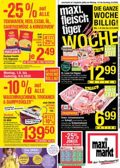 Vorschau Maximarkt Flugblatt gültig ab 01.09.2025