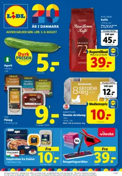 Forhåndsvisning Lidl - Tilbudsavis gyldig fra 03/08/2025