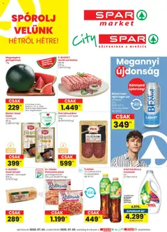Előnézet Spar - City Spar szórólap érvényes 2025.07.24.-tól