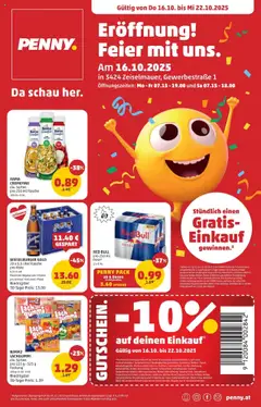 Vorschau Penny Markt - Eröffnung in 3424 Zeiselmauer gültig ab 16.10.2025