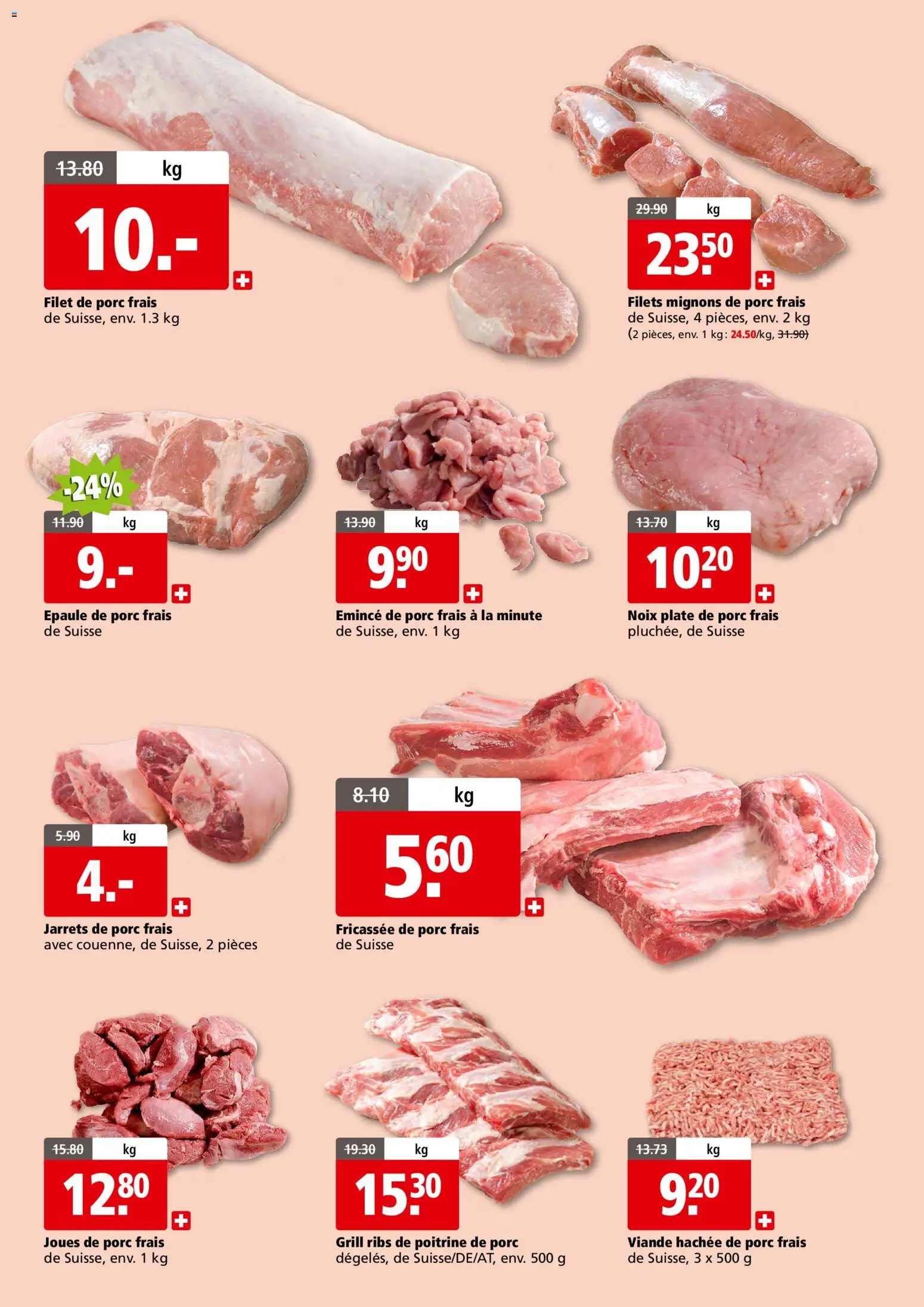 Aligro Aktionen Foire à la Viande Chavannes, Matran, Genève, Sion - page 4- valid from 23.08.2026