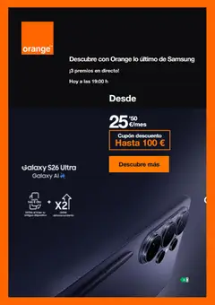 Vista previa del folleto Orange ofertas válido desde 25/02/2026