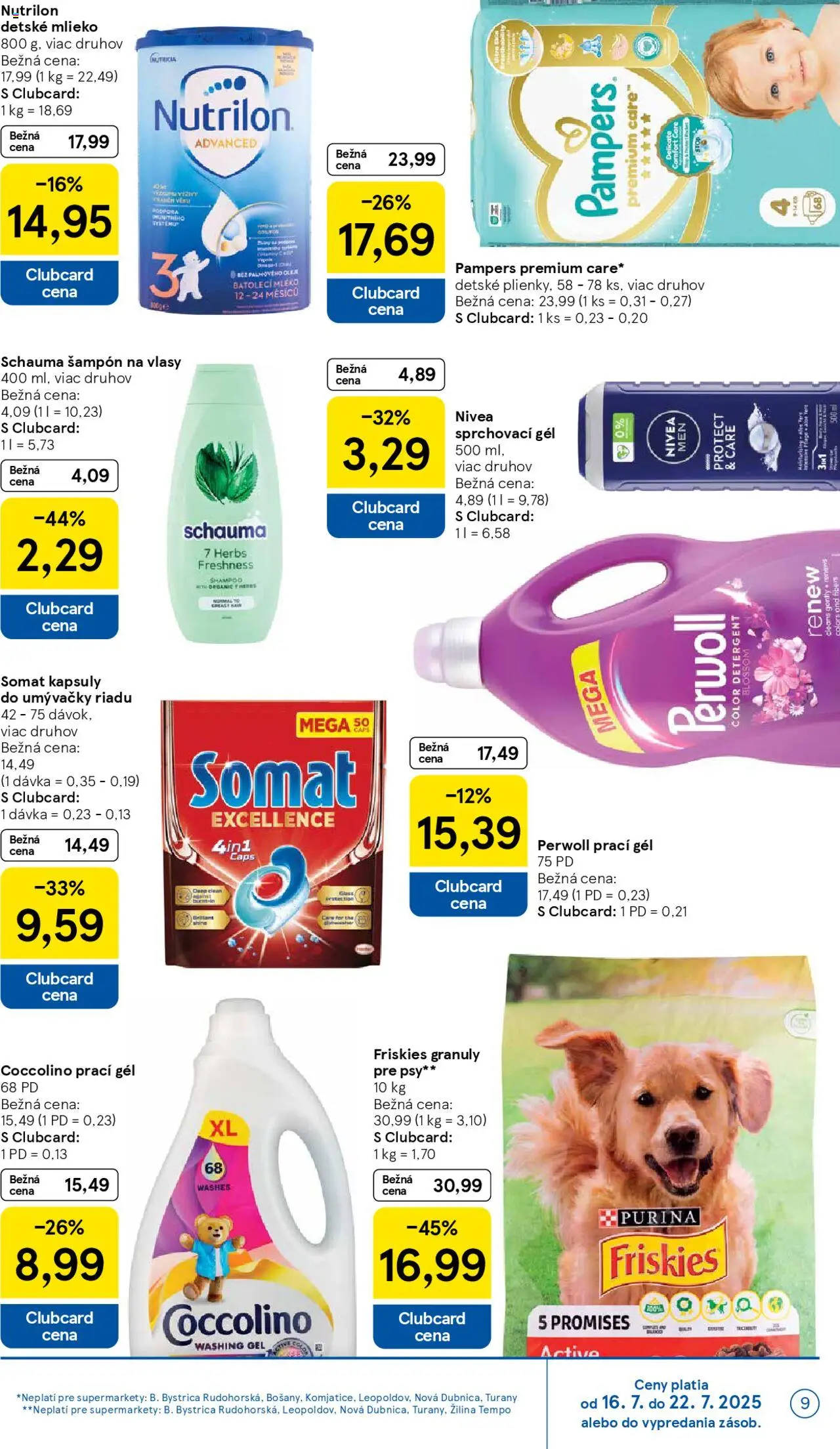 Tesco Supermarket - leták - strana 9- platný od 16.07.2025