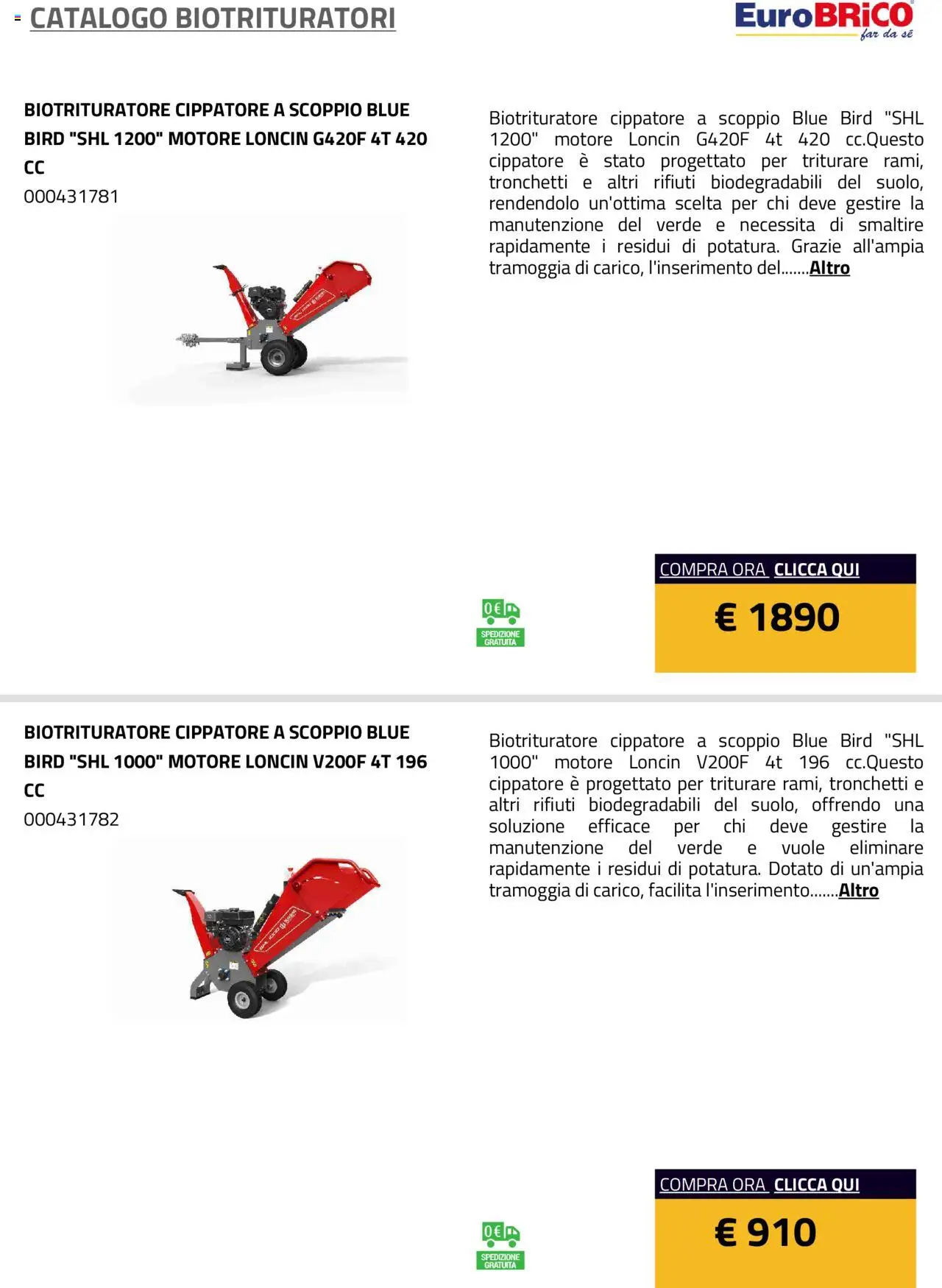 Eurobrico Biotrituratori catalogo - pagina 7 - valido dal 23/07/2025