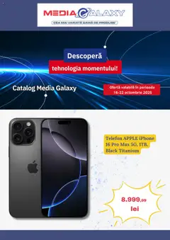 Catalog Media Galaxy valabil de la 16.10.2025