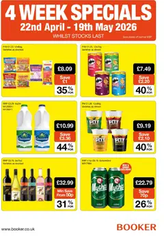 Booker Wholesale - Offers valid from 22/04/2026