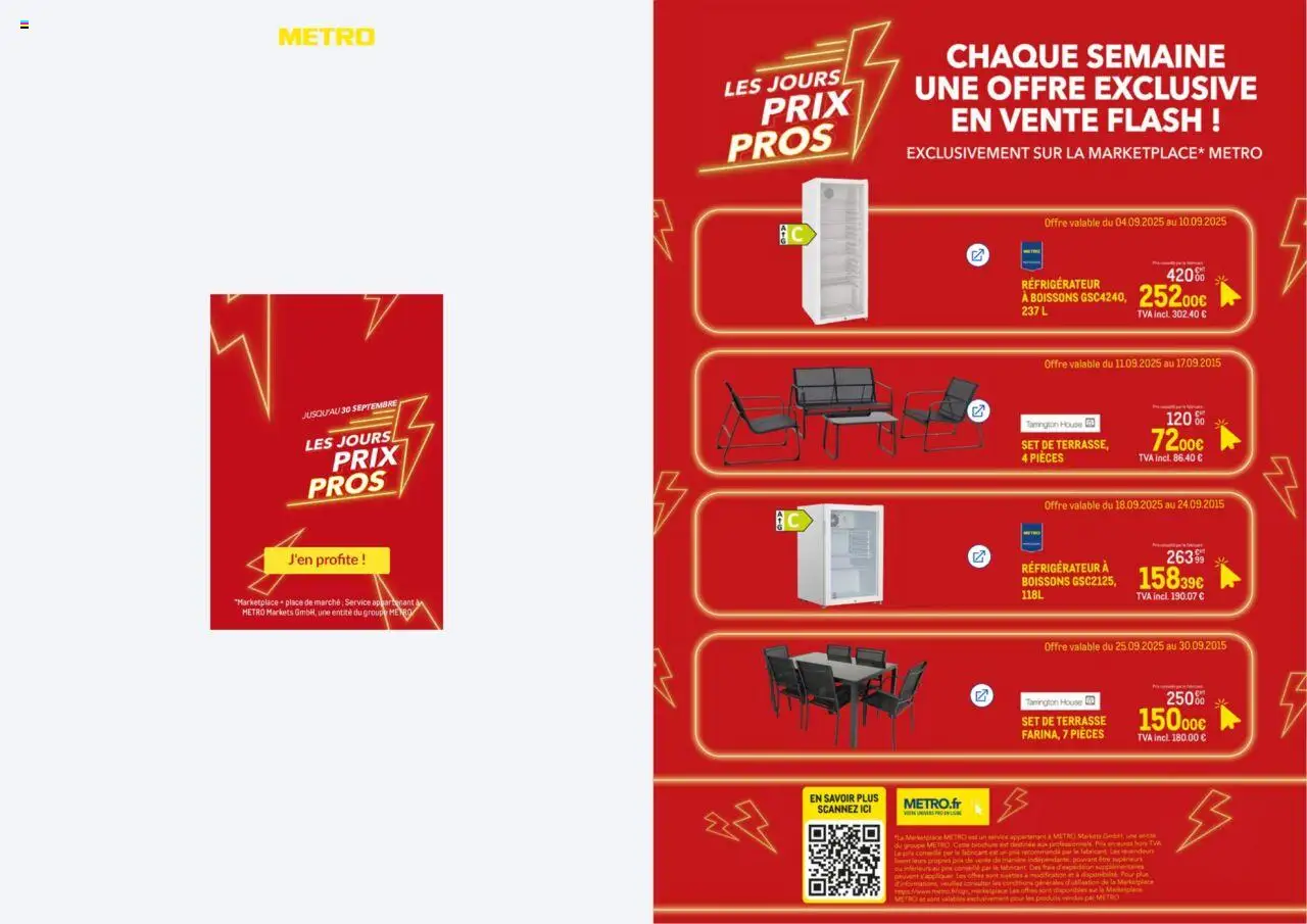 METRO - Offres Flash Marketplace - page 1 - valable à partir du 04/09/2025