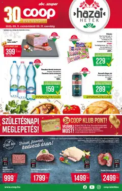 Előnézet COOP Akciós újság érvényes 2025.09.11.-tól