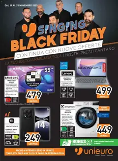Anteprima Unieuro - Black Friday valida dal 19/11/2025