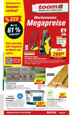 Vorschau Toom Baumarkt Prospekt 	 gültig ab 02.08.2025