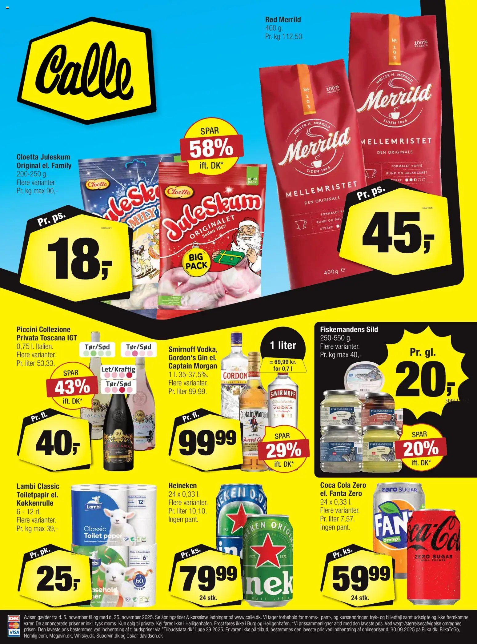 Calle - Tilbudsavis - side 1- gyldig fra 05/11/2025