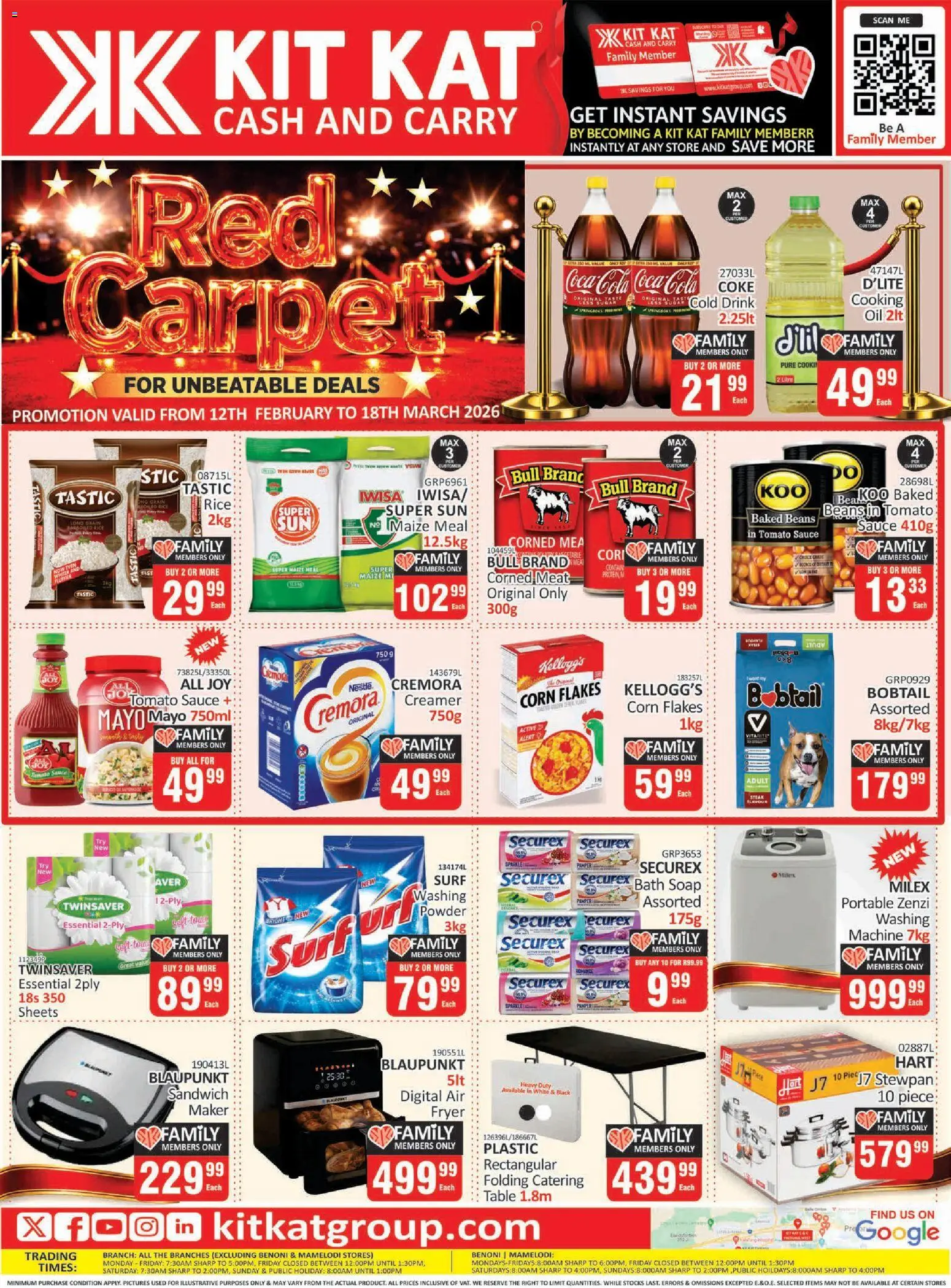KIT KAT Cash & Carry - Red Carpet Leaflet  - page 1- valid from 12/02/2026