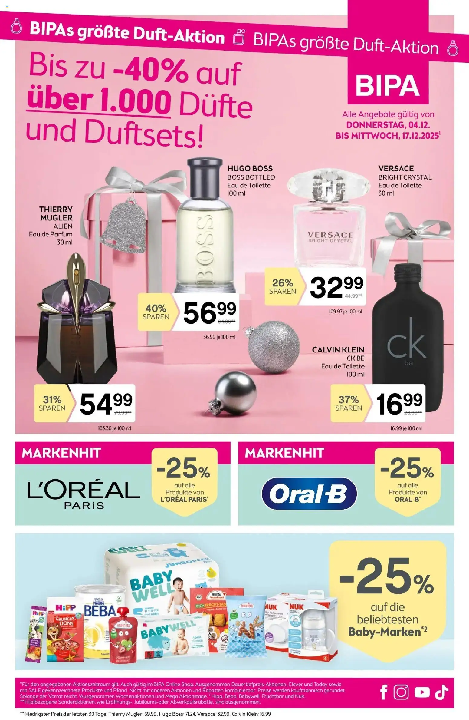 Bipa Flugblatt - Seite 1- gültig ab 04.12.2025