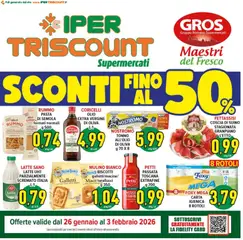 Anteprima Volantino Ipertriscount	 valida dal 26/01/2026