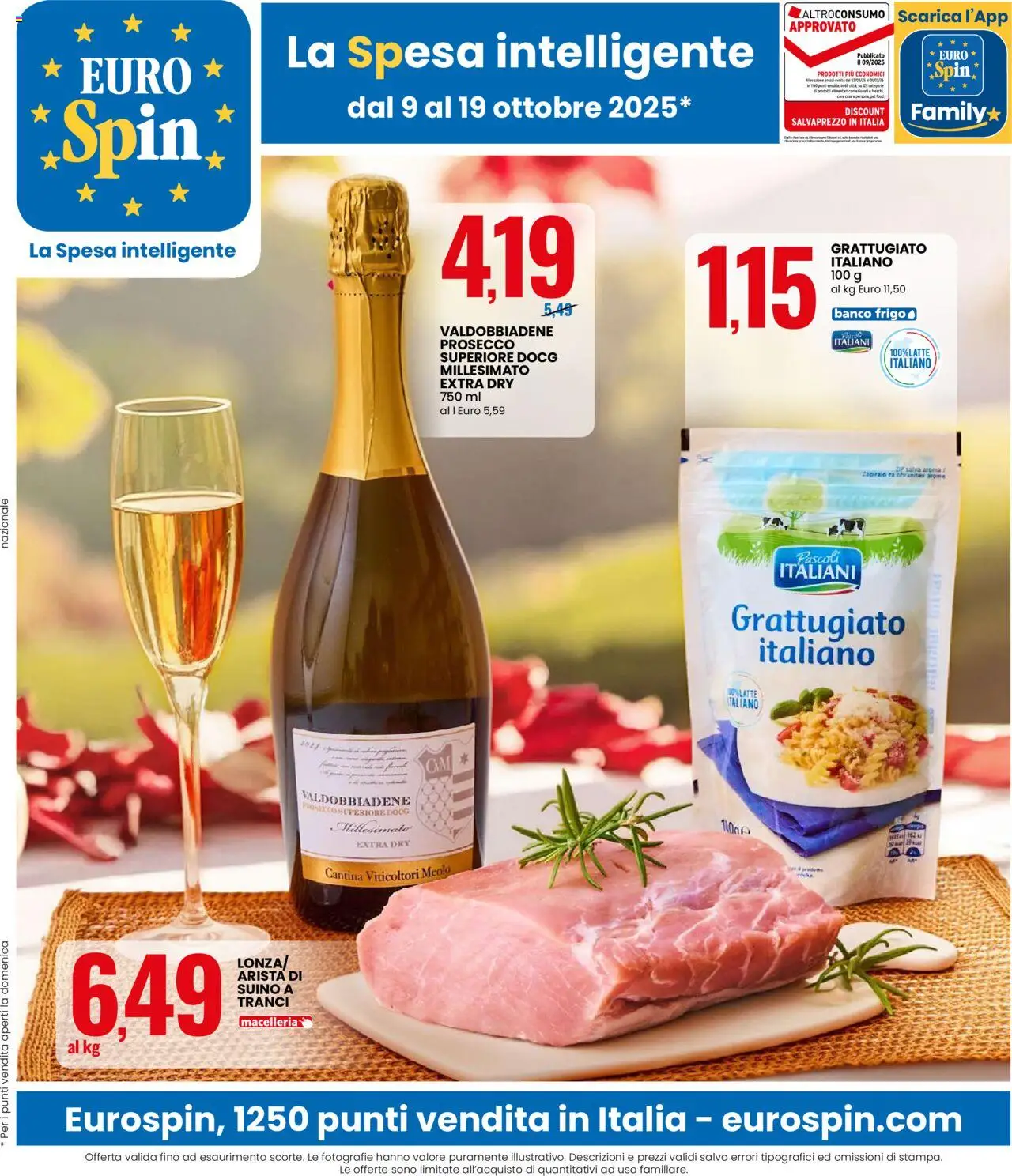 Volantino Eurospin	 - pagina 1 - valido dal 09/10/2025