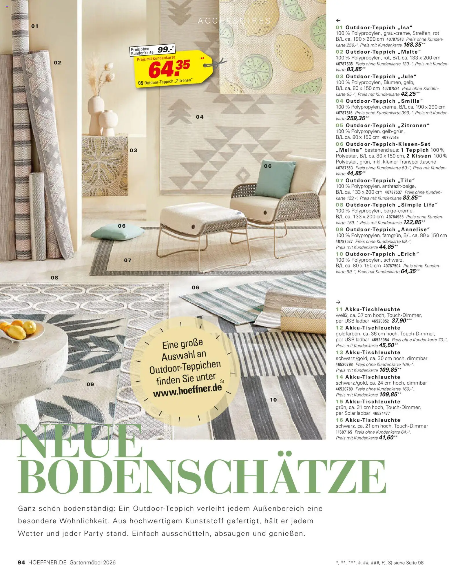 Höffner Prospekt Gartenmöbel - Seite 94 - gültig ab 27.03.2026