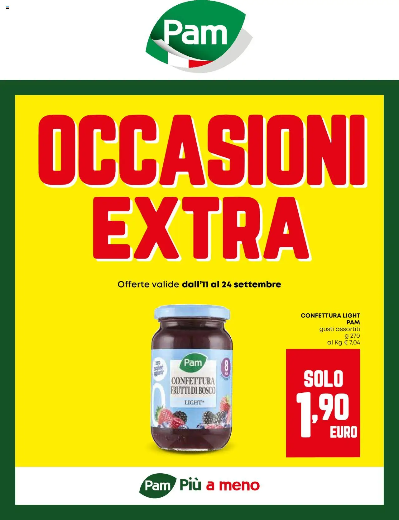 PAM Occasioni Extra catalogo - pagina 1 - valido dal 11/09/2025