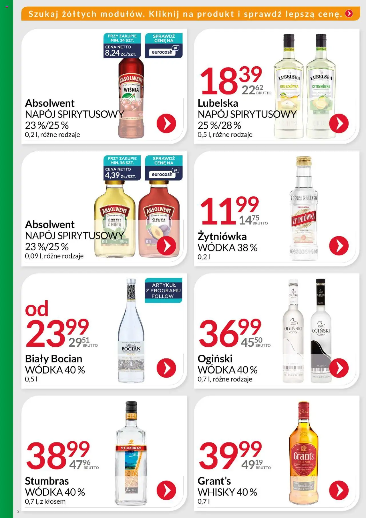 Eurocash Gazetka - Ofensywa Cenowa Alkoholowa - strona 2- ważny od 16.07.2025
